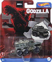 Godzilla - Godzilla Hot Wheels Character Cars 1/64th Scale Die-Cast Vehicle