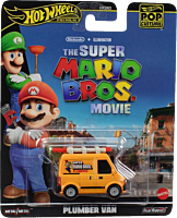 The Super Mario Bros. Movie (2023) - Plumber Van Hot Wheels Premium Pop Culture Real Riders 1/64th Scale Die-Cast Vehicle Replica