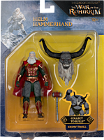 The Lord of the Rings: The War of the Rohirrim - Helm Hammerhand 4" Scale Action Figure (Snow Troll Build-A-Figure)