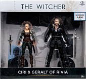 The Witcher (2019) - Ciri & Geralt of Rivia (Season 3) 7" Scale Action Figure 2-Pack