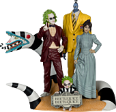 Beetlejuice Beetlejuice (2024) - Beetlejuice, Astrid, Bob the Shrinker and Baby Beetlejuice 6" Scale Posed PVC Figure 4-Pack