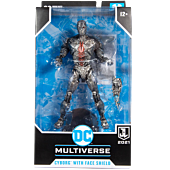Zack Snyder's Justice League (2021) - Cyborg with Face Armour DC Multiverse 7” Scale Action Figure