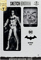 Batman: Hush - Batman Line Art Sketch Edition DC Multiverse Gold Label 7" Scale Action Figure