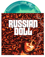 Russian Doll (2019) - Seasons 1 & 2 Music from the Netflix Original Series by Joe Wong LP Vinyl Record (Green & Blue Psychedelic Swirl Coloured Vinyl)