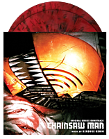 Chainsaw Man - Original Series Soundtrack by Kensuke Ushio 2xLP Vinyl Record (Red with Black Splatter Coloured Vinyl)
