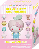 Hello Kitty and Friends - Bubble Tea Series 3D Figural Bag Clip Blind Box (Single Unit)