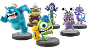 Monsters, Inc. - Monsters Inc. Mini Egg Attack Action Figures (Set of 6)