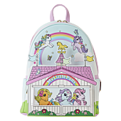 My Little Pony - 40th Anniversary Stable 10” Faux Leather Mini Backpack 