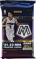 NBA Basketball - 2021/22 Panini Mosaic Basketball Trading Cards Hobby Pack (15 Cards)