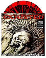 The Exploited - Beat the Bastards 2xLP Vinyl Record (Transparent Red with Black Splatter Coloured Vinyl)