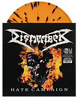 Dismember - Hate Campaign LP Vinyl Record (Transparent Orange with Black Splatter Coloured Vinyl)