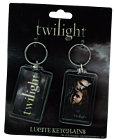 Twilight - Lucite Keychain Set 6 (2-Pack) Logo and One Sheet