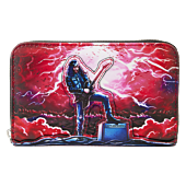 Stranger Things - Eddie Tribute Glow in the Dark 4" Faux Leather Zip-Around Wallet