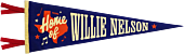 Willie Nelson - Home of Willie Nelson Texas Wool Felt Pennant (9" x 27")