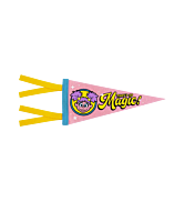 Sesame Street - Abby That's So Magic! Wool Felt Mini Pennant (4" x 9")