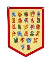 Sesame Street - Elmo A-Z Alphabet Wool Felt Camp Flag (18" x 24")