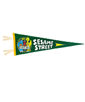 Sesame Street - Sesame Street Green Wool Felt Pennant (9" x 27")