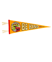 Sesame Street - Be Kind Wool Felt Pennant (9" x 27")