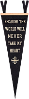 My Chemical Romance - Because the World Will Never Take My Heart Wool Felt Pennant (9" x 27")