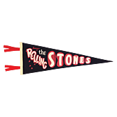 The Rolling Stones - Souvenir of The Rolling Stones Wool Felt Pennant (9" x 27")