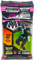 NFL Football - 2021 Panini Mosaic Trading Cards Retail Fat Pack (15 Cards)