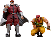 Street Fighter - M. Bison & Rolento 1/10th Scale Statue Set of 2