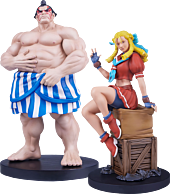 Street Fighter - Karin & E. Honda Street Jam 1/10th Scale Statue 2-Pack