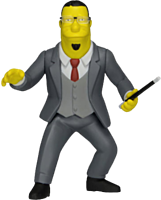 Simpsons - 25th Anniversary - Penn Jillette (Penn and Teller) 5" Action Figure (Series 3)