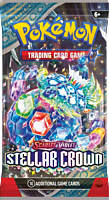 Pokemon - Scarlet & Violet 7 Stellar Crown Booster Pack (10 Cards)