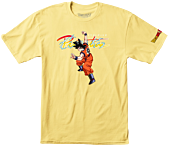 Dragon Ball Z - DBZ x Primitive Nuevo Goku T-Shirt Yellow 