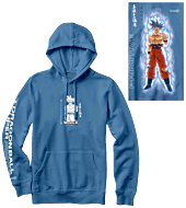 Dragon Ball Super - DBS x Primitive Goku Ultra Instinct Columbia Blue Sweatshirt Hoodie