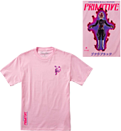 Dragon Ball Super - DBS x Primitive Goku Black Rose Pink T-Shirt