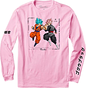 Dragon Ball Super - DBS x Primitive Goku Versus Pink Long-Sleeve T-Shirt