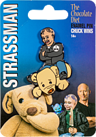 David Strassman: The Chocolate Diet - Chuck Wins Enamel Pin