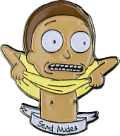 Rick and Morty - Morty Send Nudes Enamel Pin