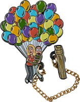 Rick and Morty - The Ascension Enamel Pin 2-Pack with Chain