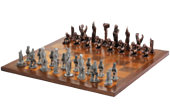 The Lord of the Rings - War of the Ring Pewter Chess Set