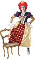 Alice in Wonderland (2010) - Queen of Hearts Premium Women's Adult Costume