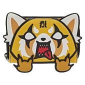 Sanrio - Aggretsuko Cosplay 4” Faux Leather Zip-Around Wallet