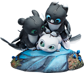 How to Train Your Dragon 3: The Hidden World - Dart, Pouncer & Ruffrunner 5” Statue