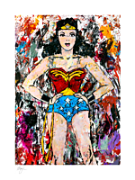 Wonder Woman - Golden Age Wonder Woman Fine Art Print by Megh Knappenberger