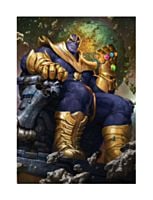 Avengers - Thanos on Throne Variant Premium Art Print by Doo-Chun & Ian MacDonald (RS)