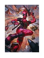 Deadpool - Lady Deadpool Premium Art Print by Alex Pascenko (RS)