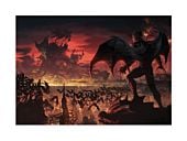 Batman - Batman Gotham City Nightmare Premium Art Print by Fabian Schlaga (RS)