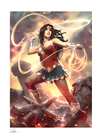 Wonder Woman - Wonder Woman Fine Art Print by Alex Garner (RS)