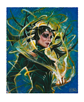 Thor 3: Ragnarok - Hela: Goddess of Death Premium Art Print by Olivia De Barardinis