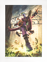 Batman - The Joker Arkham Asylum Breakout Fine Art Print by Jon Foster (International Exclusive)