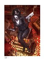 X-Men - Domino: Luck Be a Lady Fine Art Print by Alex Garner (RS)