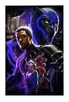 Black Panther (2018) - Black Panther Fine Art Print by Ryan Meinerding (RS)