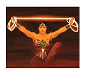 Wonder Woman - Fierce Fine Art Print by Alex Ross (RS)